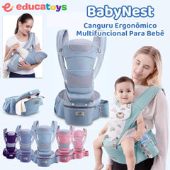 Canguru Ergonômico Multifuncional Para Bebê - BabyNest