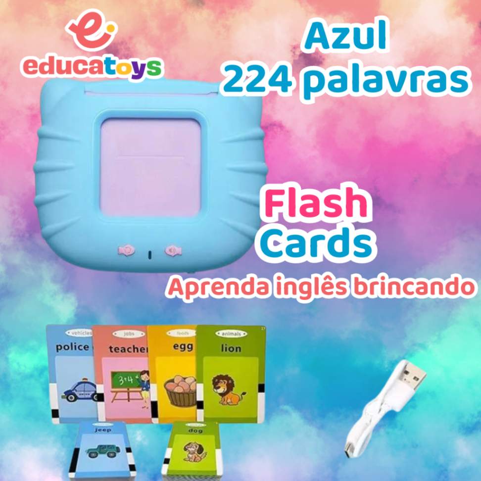 Flash Cards. Tá na hora do inglês com EducaToys