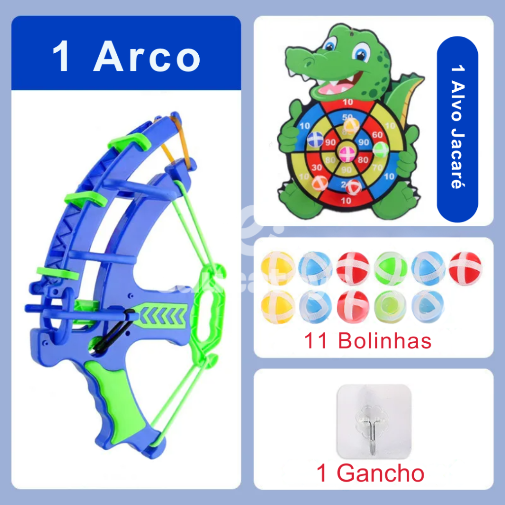 Bola ao Alvo de Animais com Arco