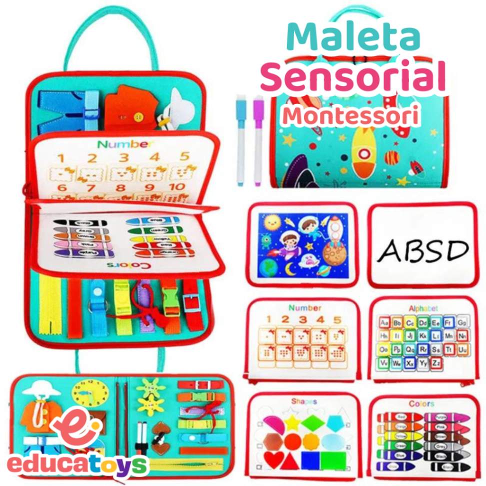 Maleta de Atividade Sensorial Montessori