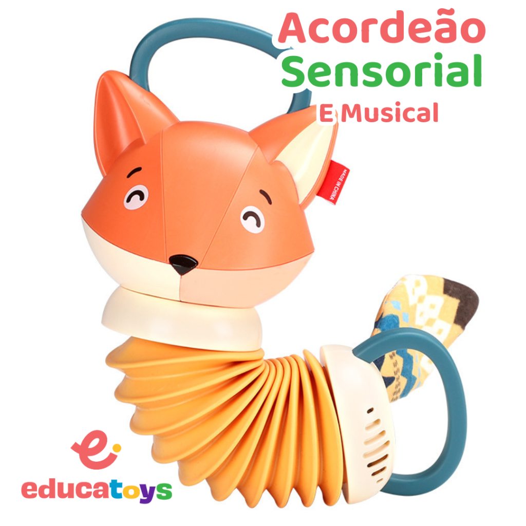 Acordeão Sensorial e Musical Montessori