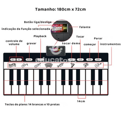 Tapete Musical Piano Educatoys